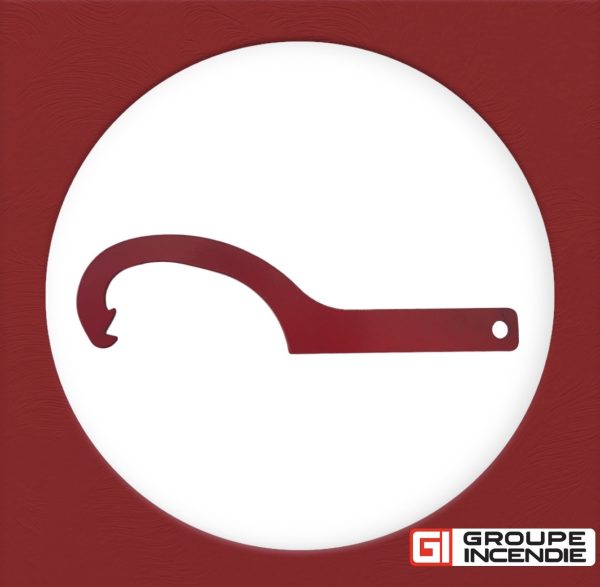 Cle tricoises universelle pour racc. sym de 20-120. acier peint rouge