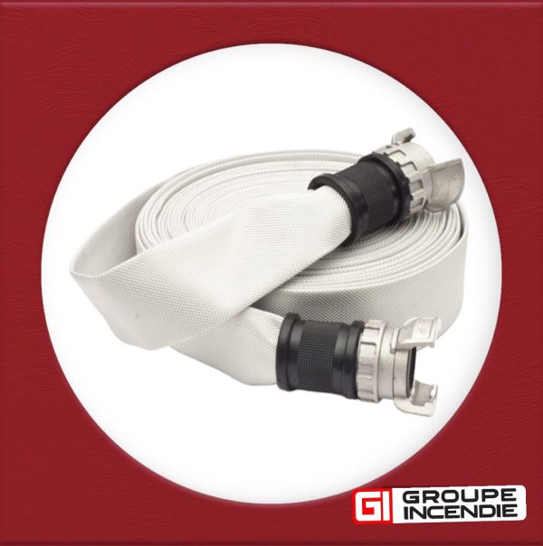Tuyaux souple blanc avec raccord dsp certifie en