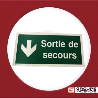 Plaque de secours