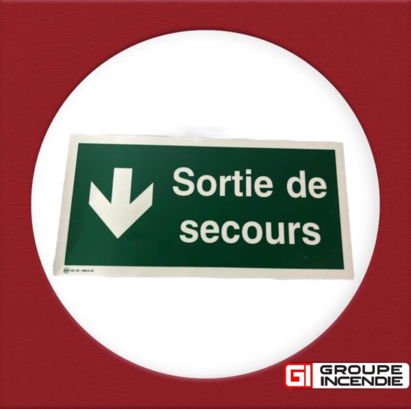 plaque de secours