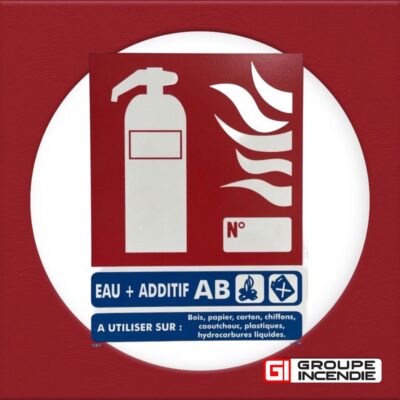 PLAQUE SIGNALETIQUE EAU